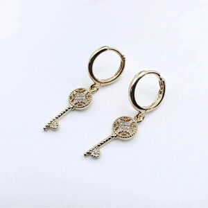 Key Hoops Earrings
